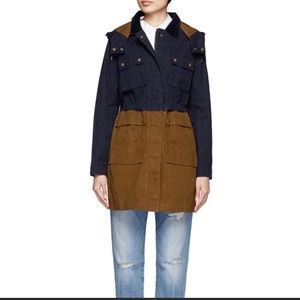 J. Crew Color block Field Utility Jacket